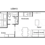 Appartement Confortable 2 Pieces, Skis Aux Pieds, 4 Pers, Balcon Ouest - Fr-1-182a-38 Courchevel