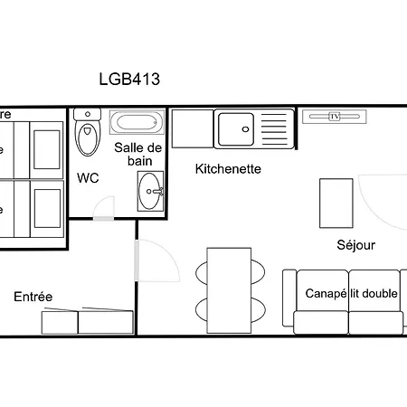 Διαμέρισμα Confortable 2 Pieces, Skis Aux Pieds, 4 Pers, Balcon Ouest - Fr-1-182a-38 Κουρσεβέλ